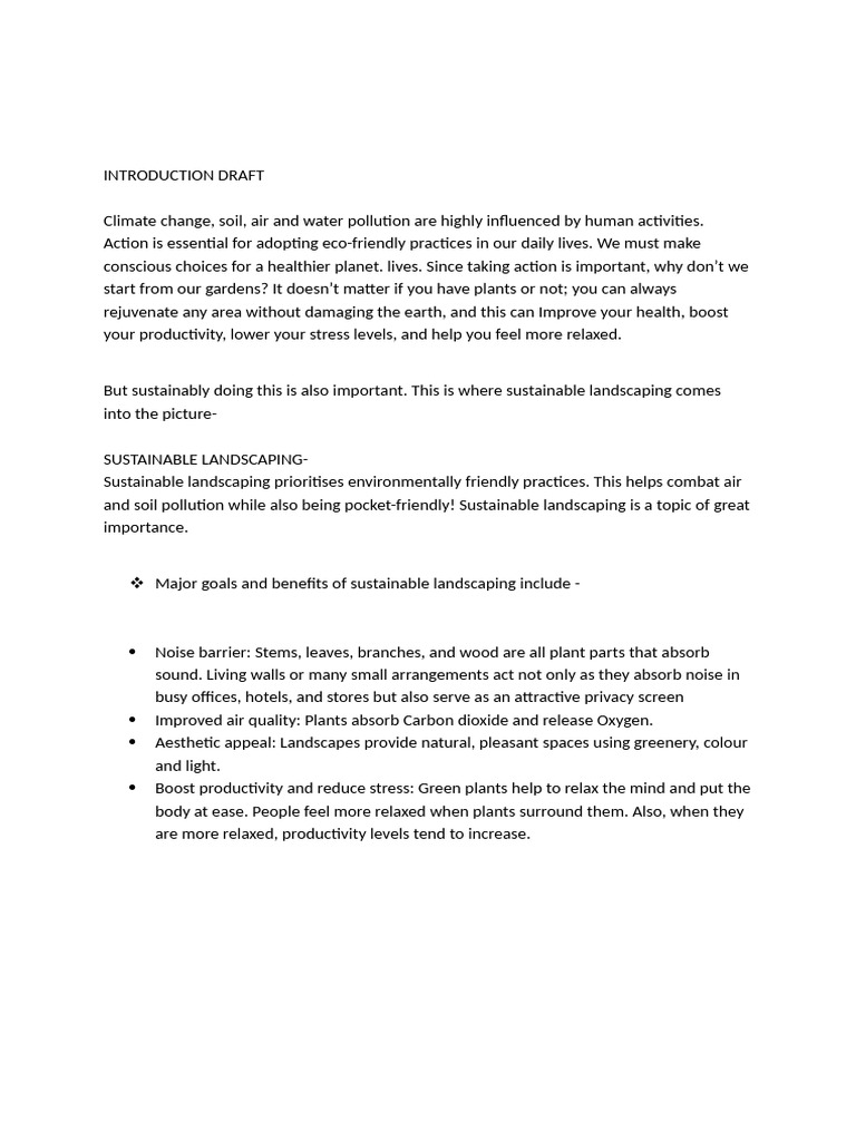 Introduction Draft | PDF