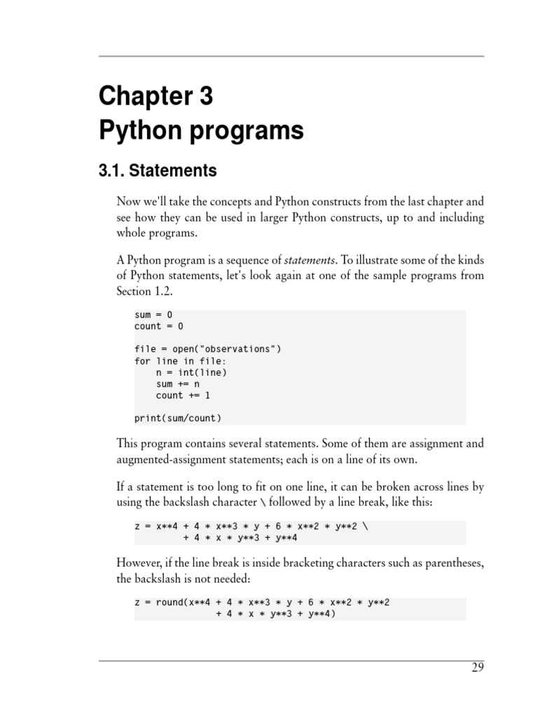 Python Programming Statements and Conditionals | PDF | Boolean Data ...