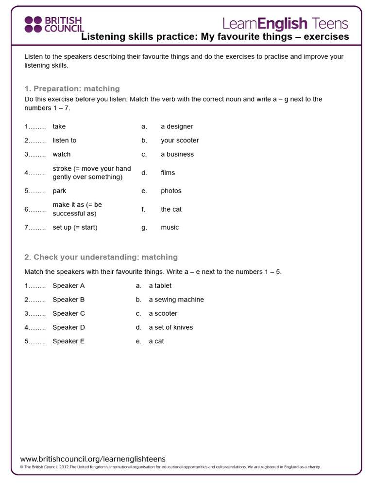 Favorite Things | PDF