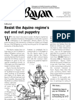 Resist The Aquino Regime's Out and Out Puppetry: Editorial