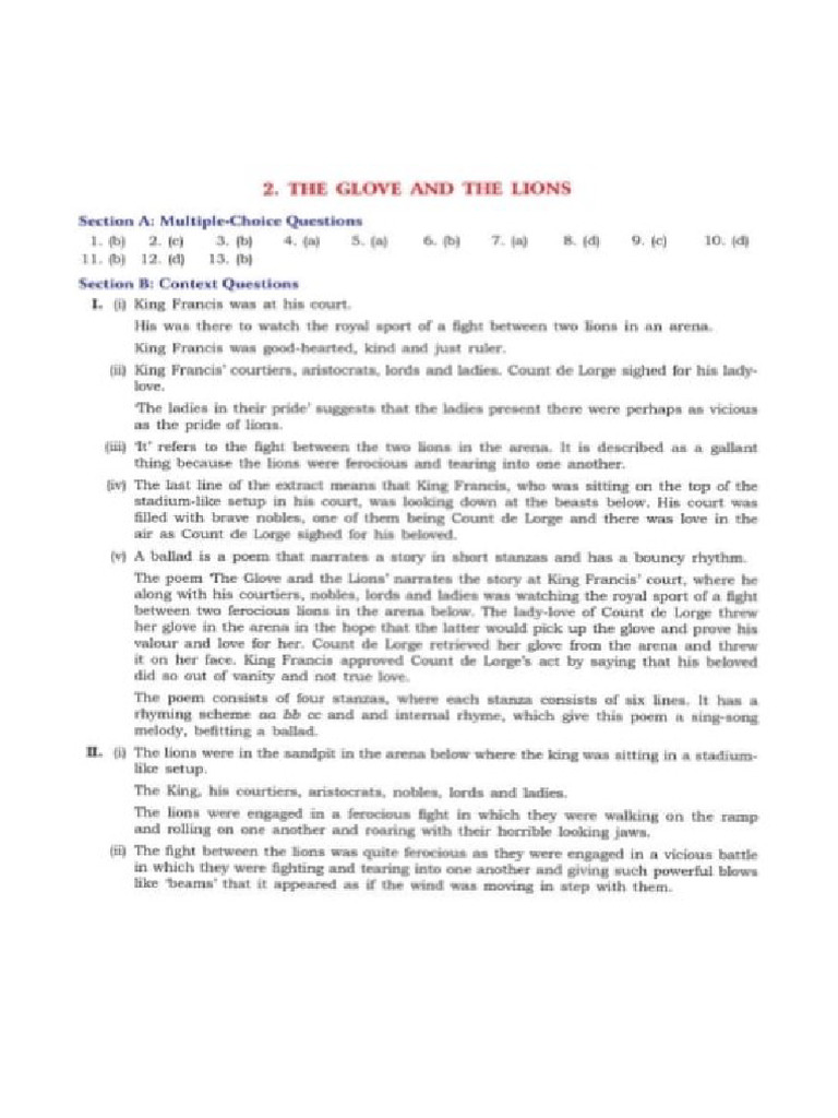 Prose and Poetry | PDF