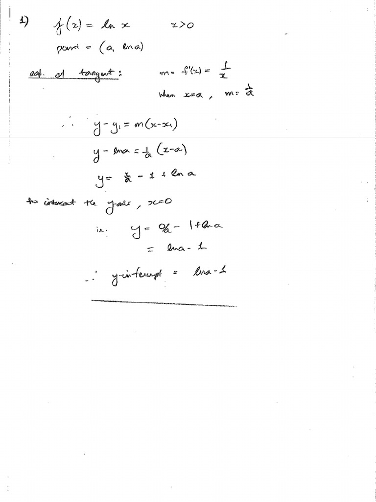 Unit 3 Revision Solutions To Harder Problems | PDF