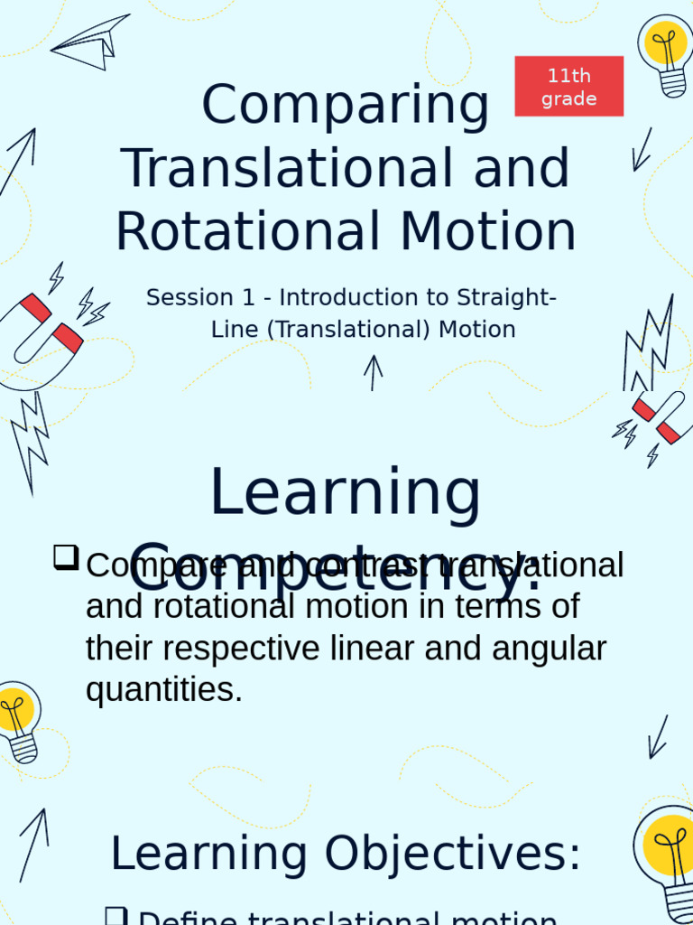 Translational vs. Rotational Motion Explained | PDF | Rotation Around A ...
