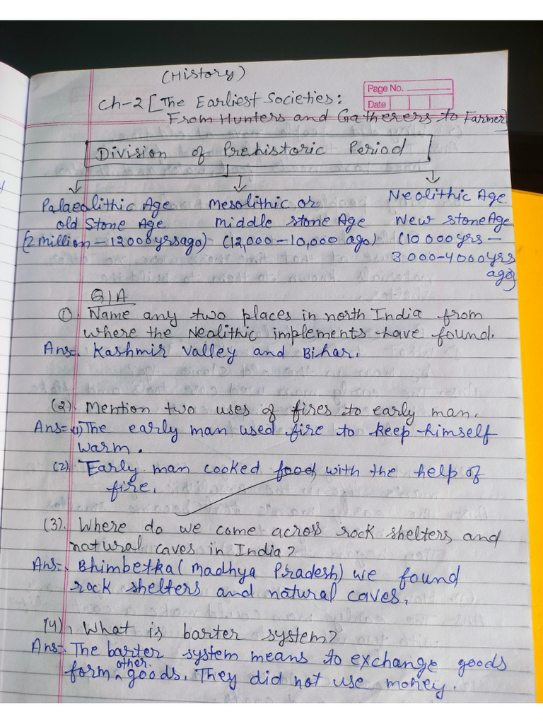 Class 6 His CH - 2 | PDF