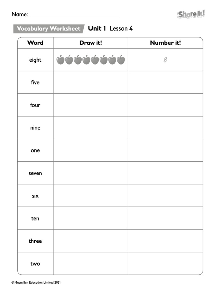 Share It 1 Lesson 4 | PDF
