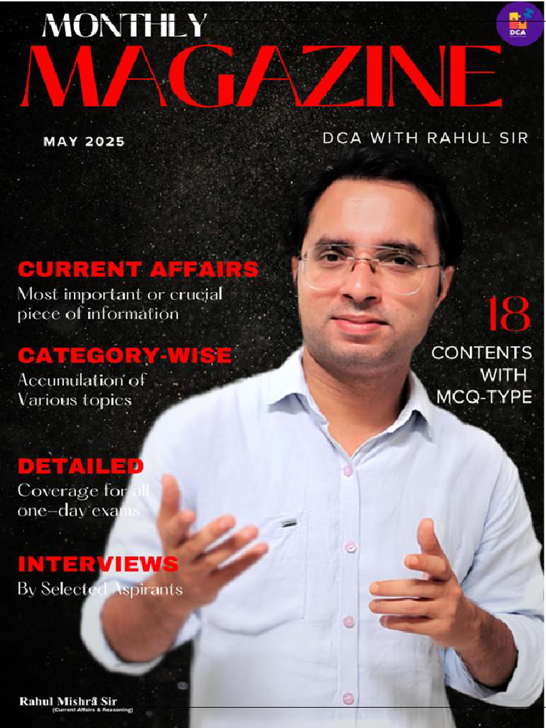 DCA Magazine: Important Days May 2025 | PDF | International Committee ...