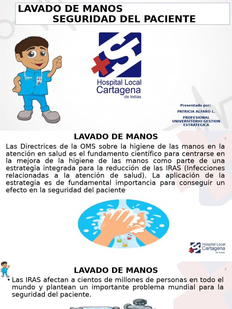 Protocolo de Lavado de Manos 2025 | PDF | Lavado de manos | Seguridad ...
