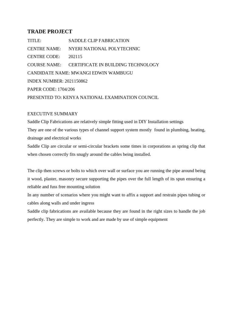 Trade Project | PDF