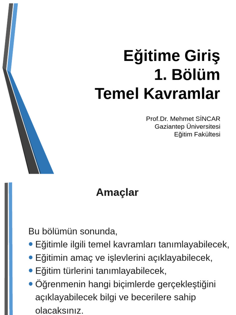 EG 1 Temel Kavramlar | PDF