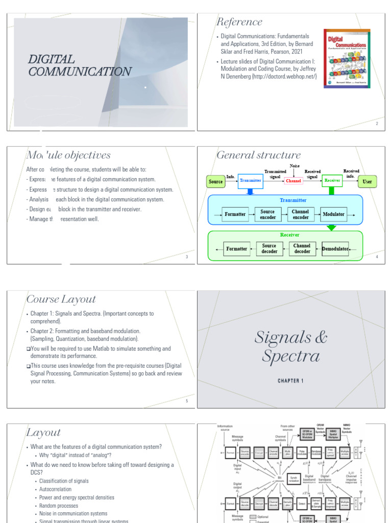 Digital Communication System Overview | PDF | Bandwidth (Signal ...