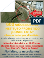 Cartel concentración instituto 18-04