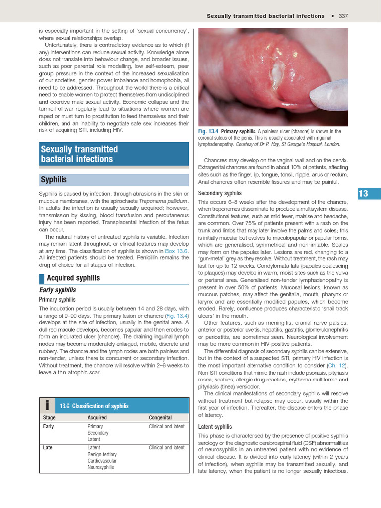 Secondary Syphilis Overview | PDF | Infection | Sexually Transmitted ...