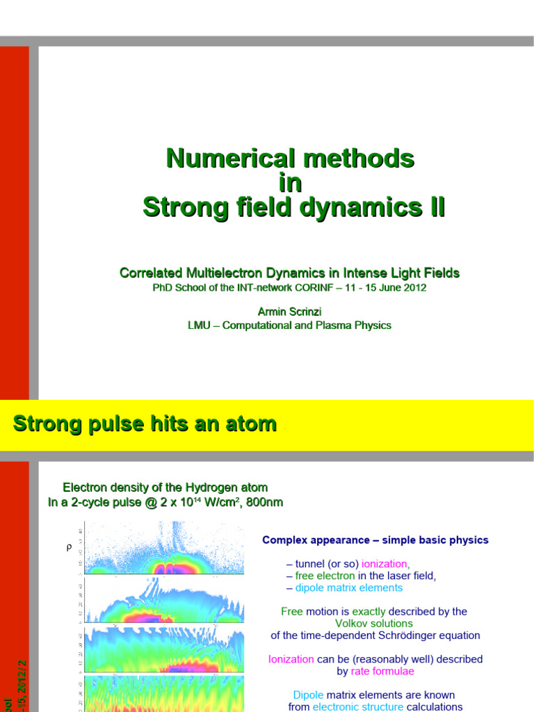 Correlated Multielectron Dynamics in Lasers | PDF | Ionization ...