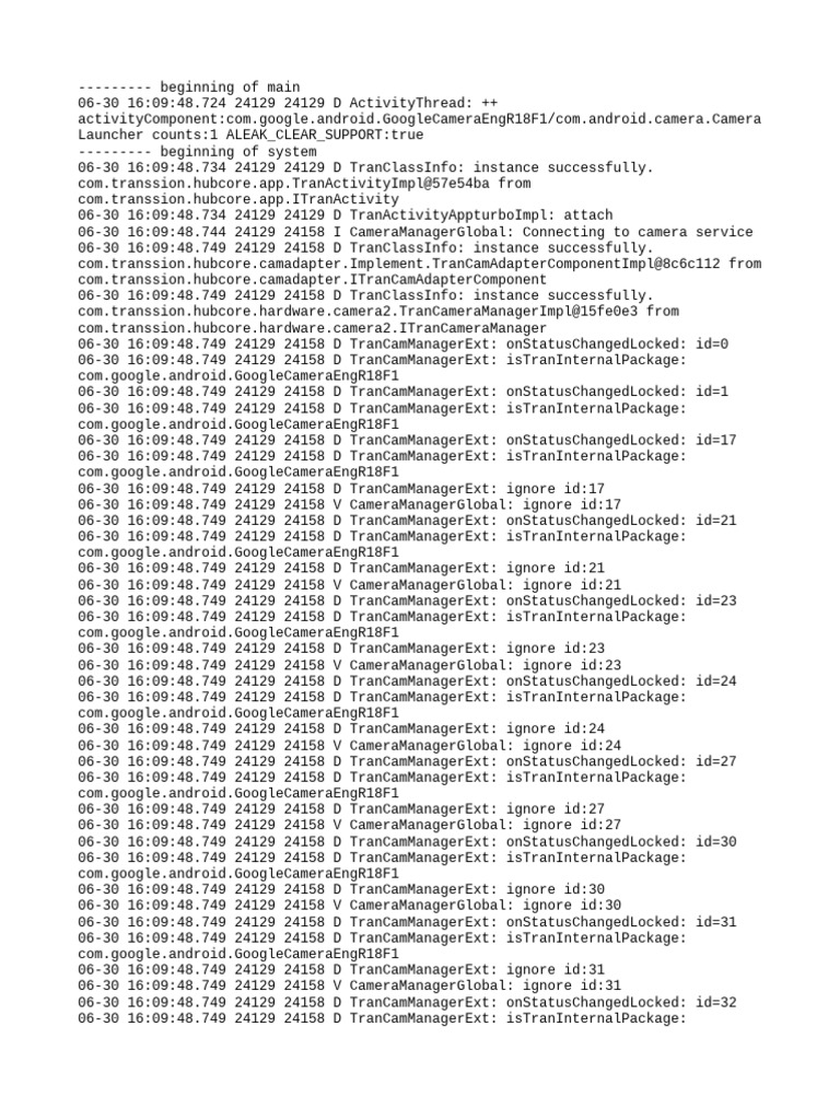 Google Camera Activity Log Insights | PDF | Java (Programming Language ...