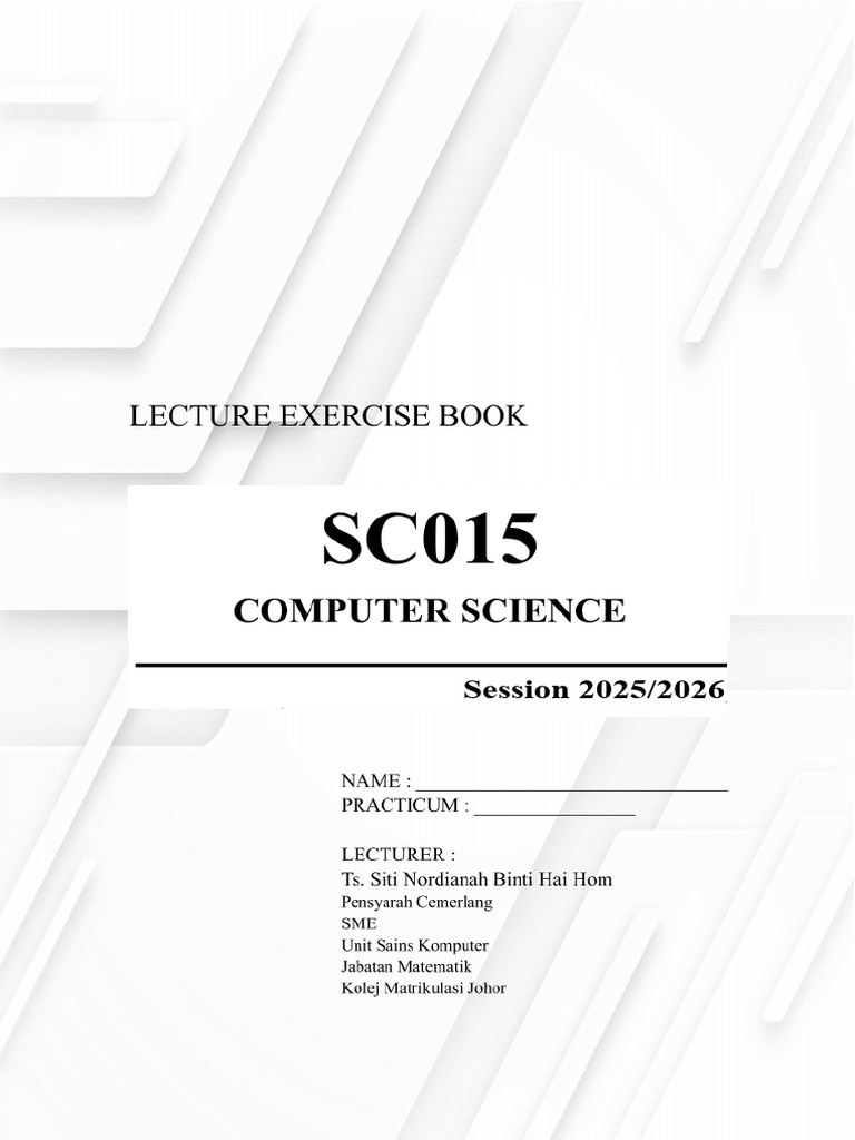 SC015 Computer Science Lecture Notes | PDF | Logic Gate | Ebcdic