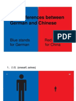 Differences Between German and Chinese