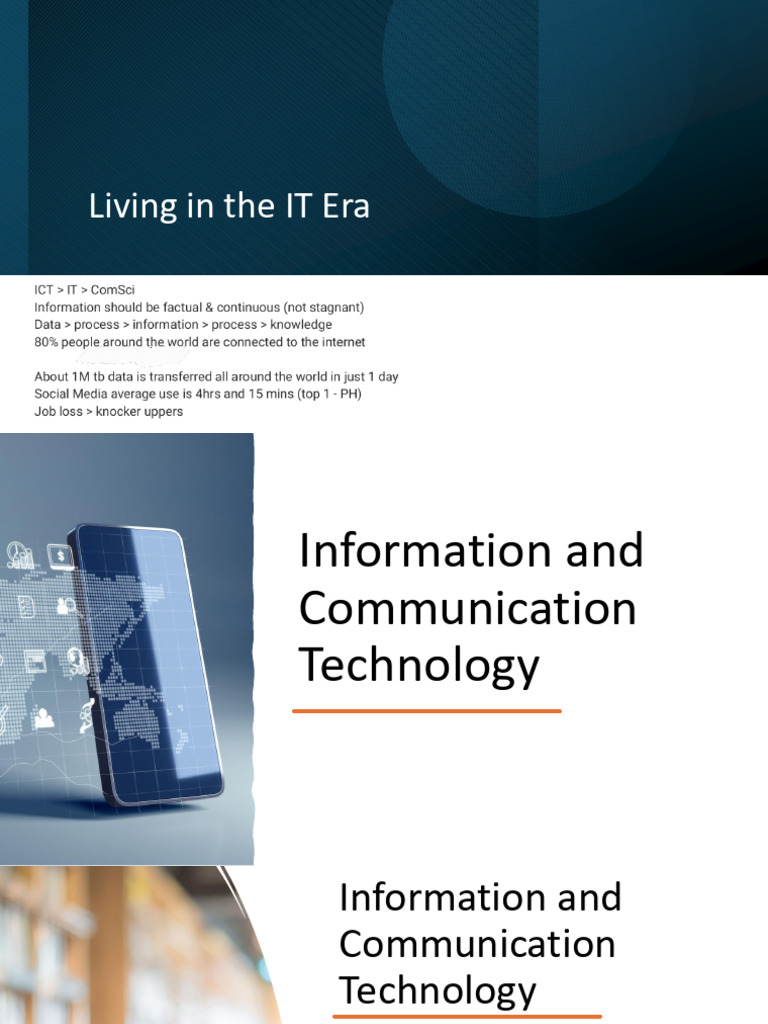 Living in The IT Era - L1 - 250125 - 222401 | PDF | Educational ...