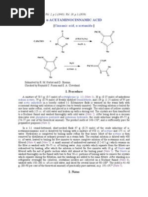 Organic Syntheses Collective Volume 2 | PDF | Ethanol | Filtration