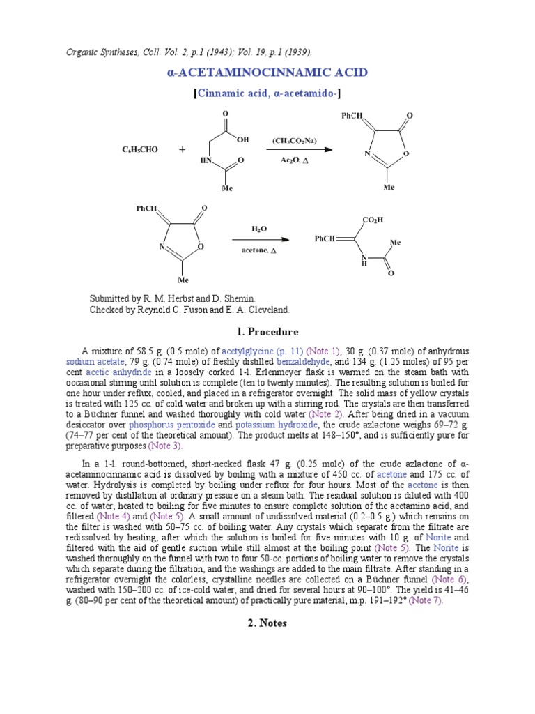 Organic Syntheses Collective Volume 2 | PDF | Ethanol