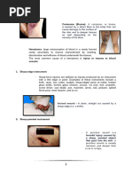 Understanding Stab Wounds: Types & Characteristics | PDF | Knife | Wound