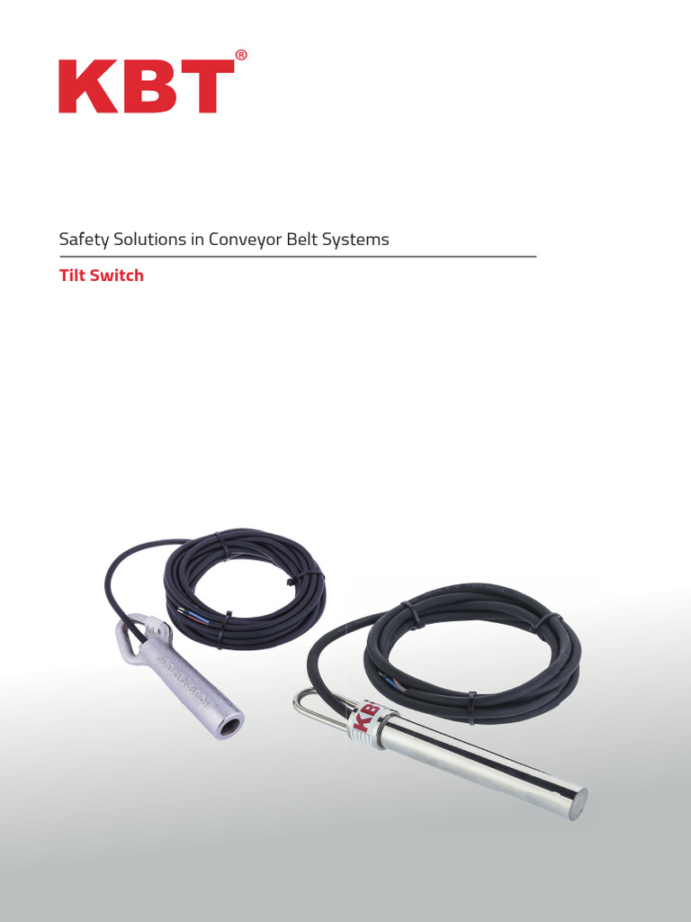 Tilt Switch Solutions for Conveyors | PDF | Switch | Alternating Current