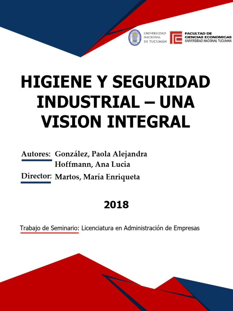 Seguridad e Higiene Industrial Integral | PDF | Seguridad y salud ...