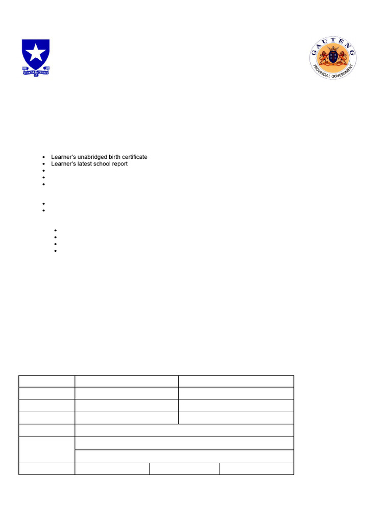 Grade 8 Admission Info for 2026 | PDF | Parent | Justice