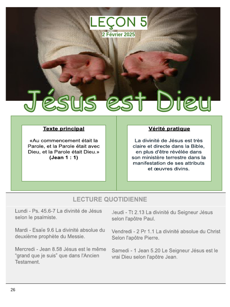 La Divinité de Jésus et Arianisme | PDF | Dieu (christianisme ...