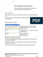 Idbe Commandbars Converter 2010: System Requirements