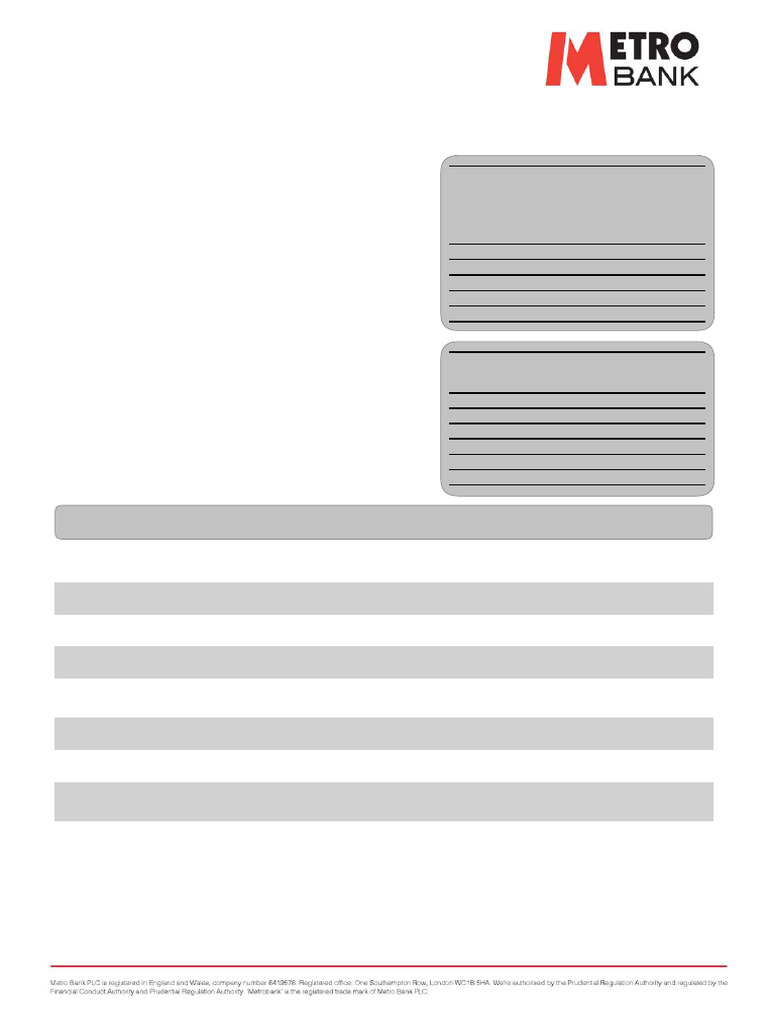 Personal Current Account Statement Overview | PDF | Overdraft ...