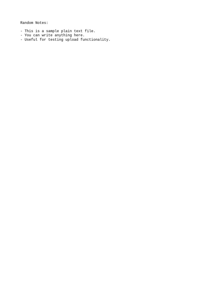 Simple Notes | PDF
