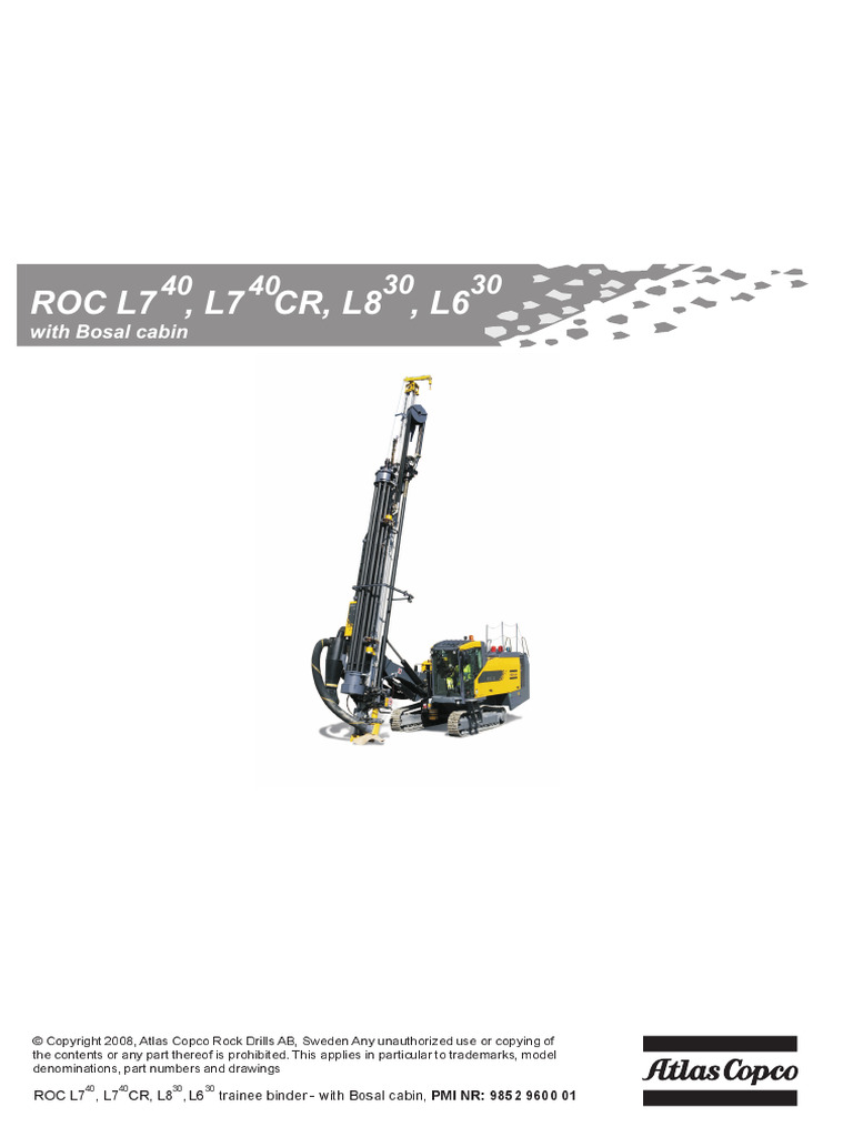 Roc L7, L7 CR, L8, L6: With Bosal Cabin | PDF | Pump | Programmable ...