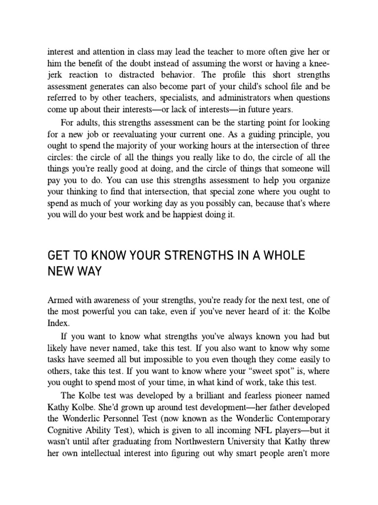 Understanding ADHD Strengths Assessment | PDF