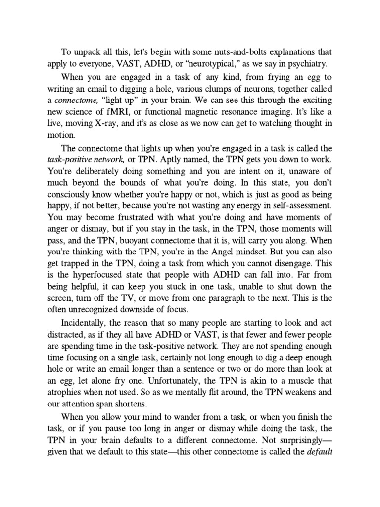 Understanding the Task-Positive Network | PDF