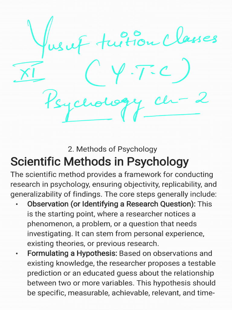 CH 2 Methods of Psychology - 250615 - 121412 | PDF