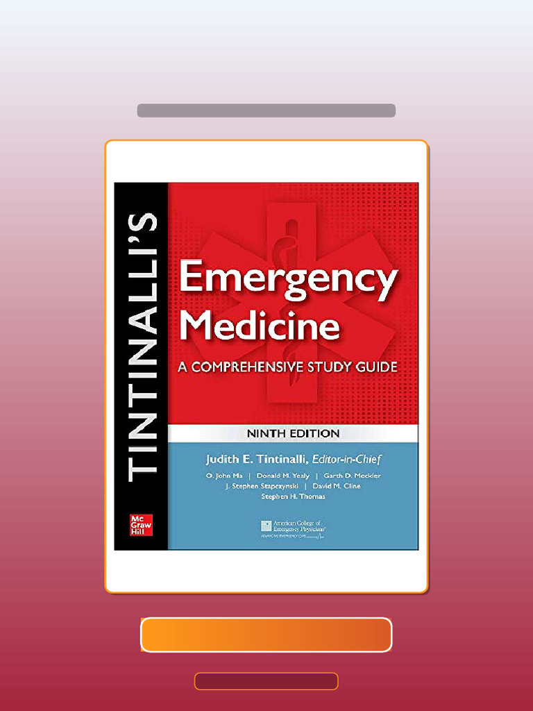 Tintinalli's Emergency Medicine 第9版 Tintinalli's Emergency Medicine: A Comprehensive Study Guide, 9th