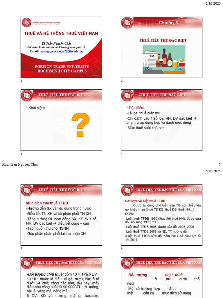 Thue VN - C4 - Thue TTDB - Preclass Handouts | PDF