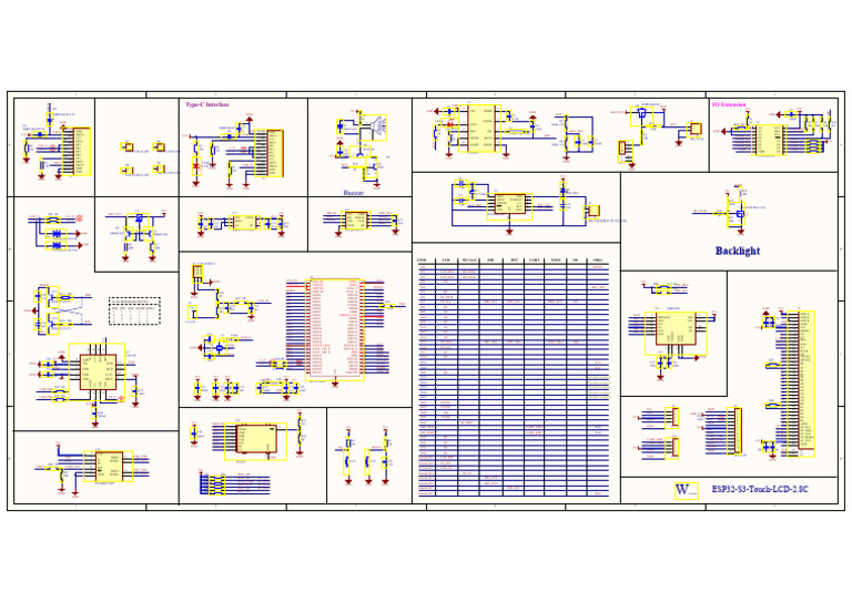 ESP32 S3 Schematic and Pinout Diagram | PDF