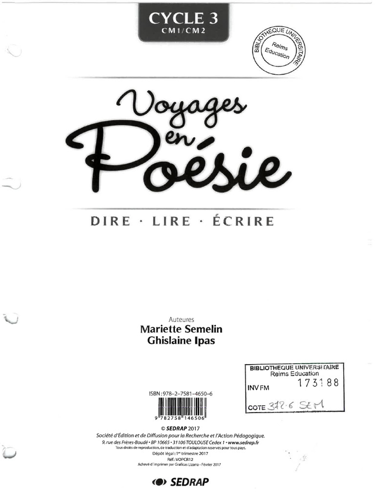 Voyages en Poésie 12 PDF — free download