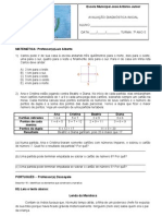 Avaliação Diagnóstica Inicial 705