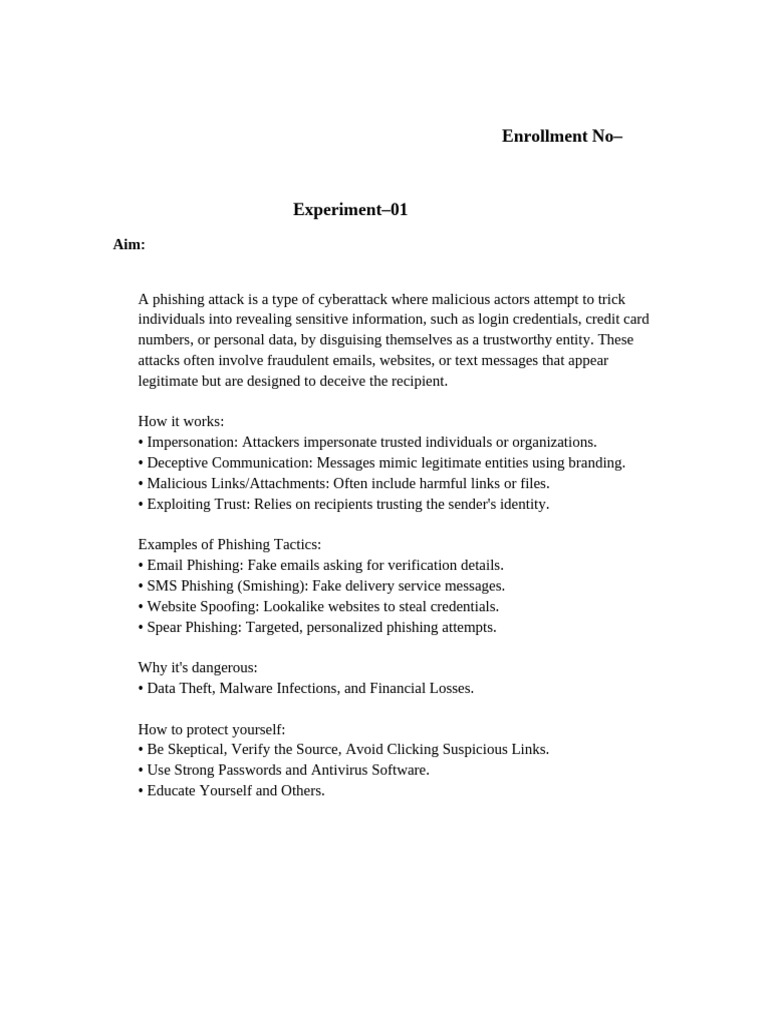 Understanding Phishing Attacks and Prevention | PDF | Phishing | Security