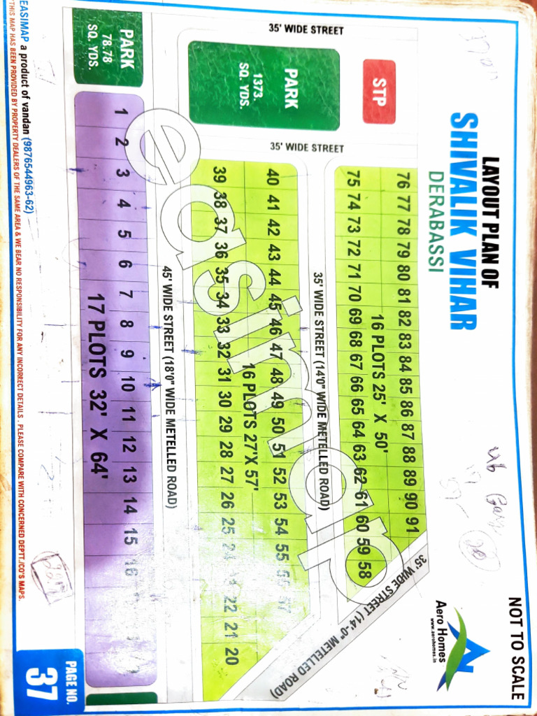 Shivalik Vihar Layout Plan Map | PDF