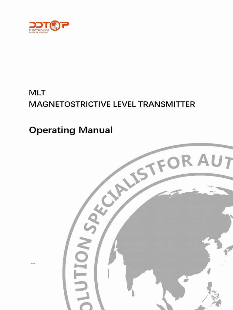 MLT-DT Magnetostrictive Level Transmitter | PDF | Printed Circuit Board ...
