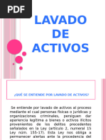 Etapas del Lavado de Activos | PDF | Lavado de dinero | Bancos