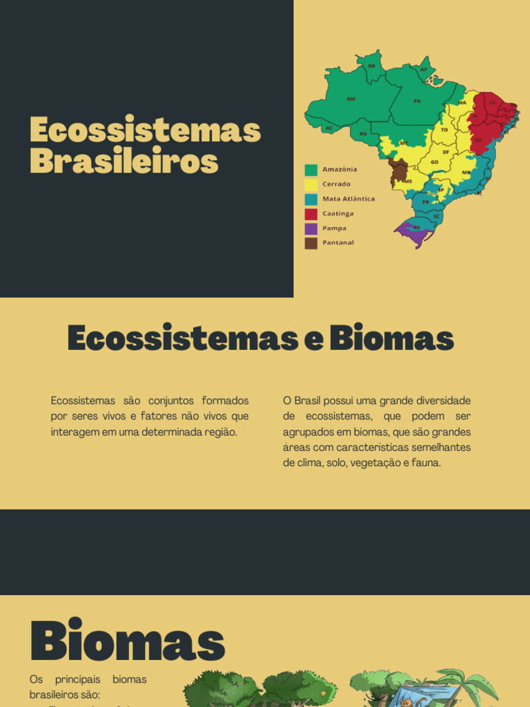 Ecossistemas e Biomas do Brasil | PDF | Florestas | Ecologia de sistemas