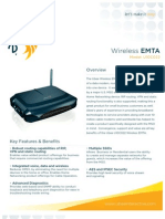 Hoja de Caracteristicas Cable Modem Ubee U10C022 (Ingles)