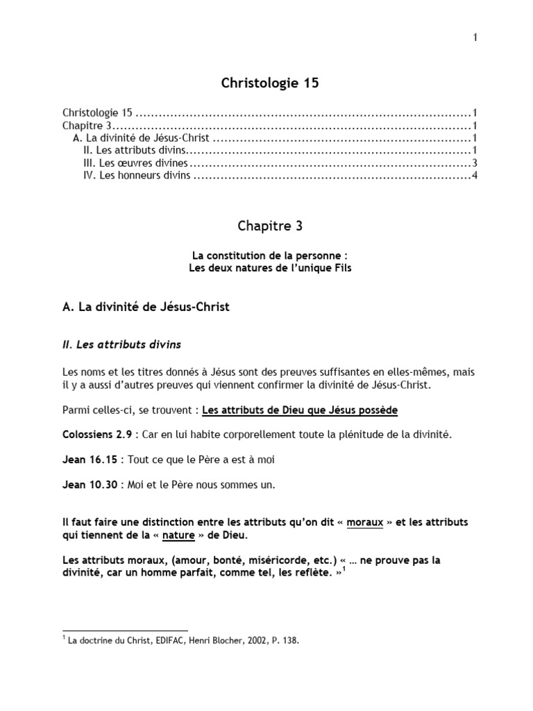 La divinité de Jésus-Christ expliquée | PDF | Dieu | Jésus