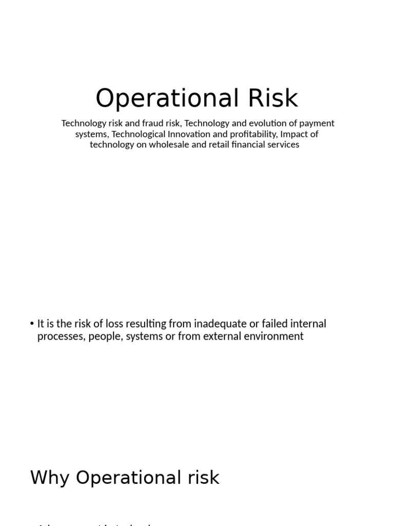 Session 26 | PDF | Operational Risk | Risk