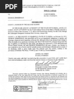 George Zimmerman Information Document