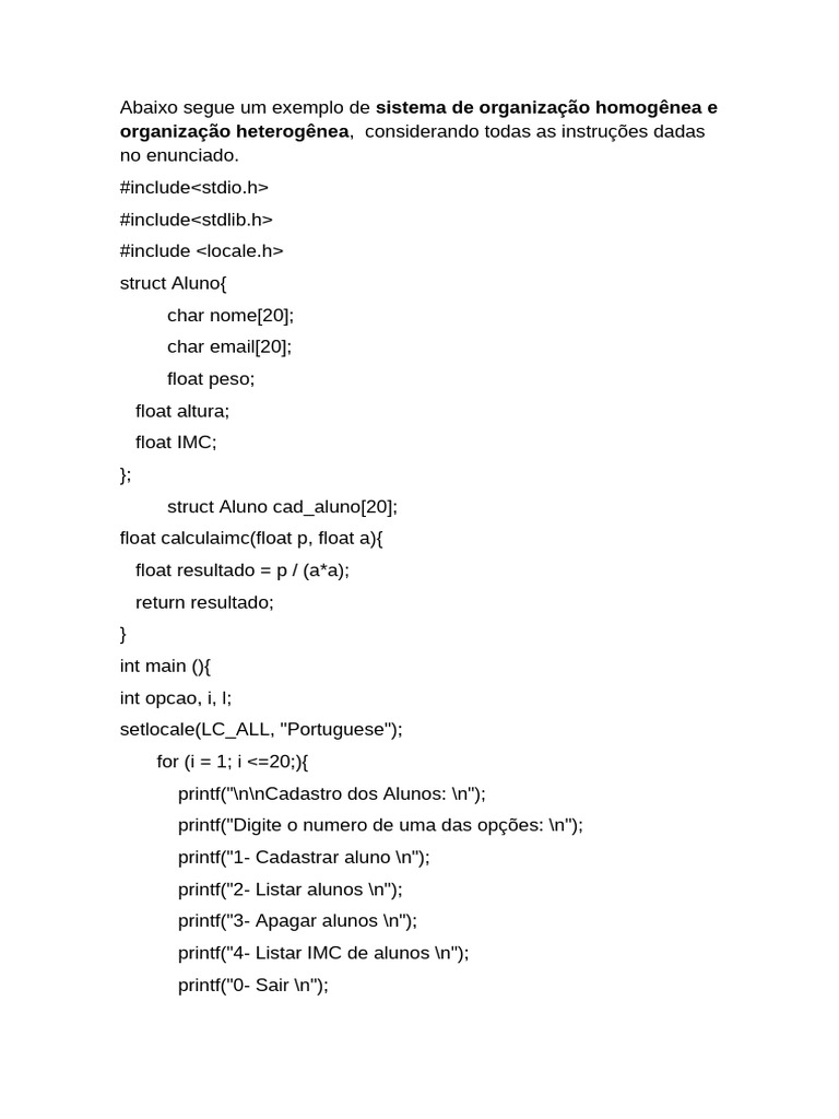 Abaixo Segue Um Exemplo de C++ | PDF | Ponteiro (programação de ...